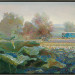 Blauwe Engel in Frans landschap