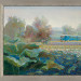 Blauwe Engel in Frans landschap