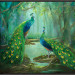Twee pauwen