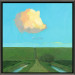 De wolk die boven de dijk verscheen