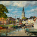 Gezicht op de stad met Martinitoren